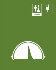 Lille telt (1-2 personer)